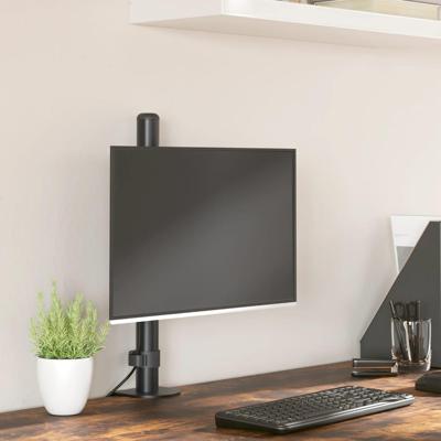Monitorbeugel VESA 75/100 mm zwart staal