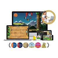 Voggenreiter 1141 Flute Master (app) met kunststof blokfluit Duitse boring - thumbnail
