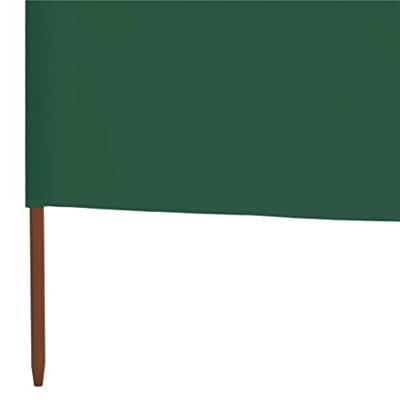 VidaXL Windscherm 9-panelen 1200x80 cm stof groen VidaXL Windscherm 9-panelen 1200x80 cm stof groen