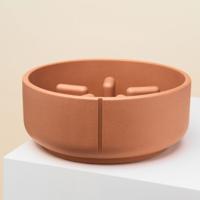 pino Hondenvoerbak Slow Feeder, rood, Maat: L - thumbnail