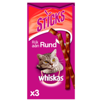 Kattenvoer Sticks Rund 3-pack 18 g Whiskas - Whiskas - thumbnail