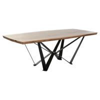 Eettafel Home ESPRIT Metaal Acacia 220 x 100 x 76 cm - thumbnail