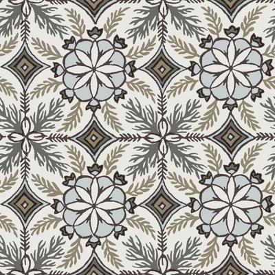 Decoprint Antibes Behang getekende bloemen motief - AN28240
