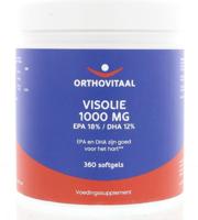OrthoVitaal Visolie 1000mg EPA 18% DHA 12% 360 Softgels - thumbnail