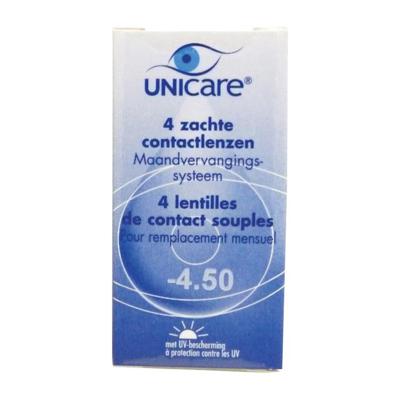 Unicare Maandlenzen -4.50 4 Stuks