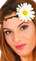 Hippie bloem hoofdband - thumbnail