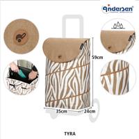Andersen Royal Tyra Shopping Trolley-Zebra - thumbnail