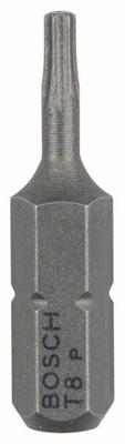Bosch Accessoires Bit extra-hard T8, 25 mm 3st - 2607001601 Bosch Accessoires Bit extra-hard T8, 25 mm 3st - 2607001601
