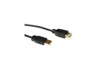 ACT USB 2.0 A male - USB A female zwart 3,00 m - thumbnail