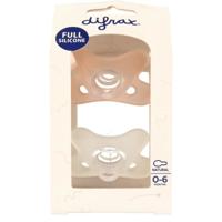 Siliconen fopspeen natural assorti 0-6 maanden - thumbnail