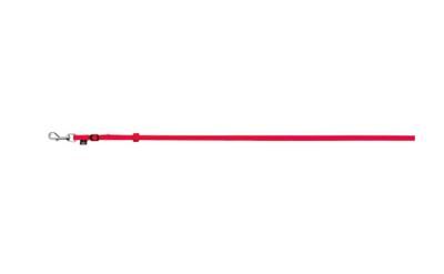 Trixie Hond Classic riem, 1,20-1,80 m x 10 mm, Rood