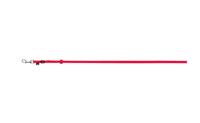 Trixie Hond Classic riem, 1,20-1,80 m x 10 mm, Rood - thumbnail