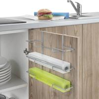 Metaltex Galileo Rolhouder 36x9x30 cm Zilver - thumbnail