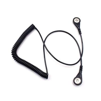 Quadrios ESD-aardingskabel 1.80 m Drukknop 4 mm
