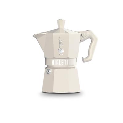 Italiaanse Koffiepot Bialetti MOKA EXCLUSIVE CREAM 3T Crème Aluminium 3 Koppar (8006363040396)