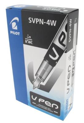 Vulpen Pilot Vpen medium zilver/zwart | 12 stuks