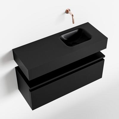 MONDIAZ ANDOR 80cm toiletmeubel urban. LEX 80cm wastafel urban rechts geen kraangat MONDIAZ ANDOR 80cm toiletmeubel urban. LEX 80cm wastafel urban rechts geen kraangat