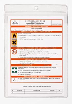 10 Transparante hoezen voor affiches