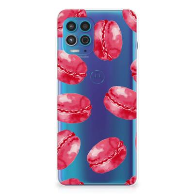 Motorola Moto G100 | Siliconen Case | Pink Macarons