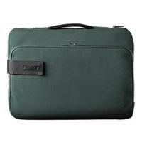 POFOKO E550 13 inch draagbare waterdichte polyester laptop handtas met koffer gordel (groen) - thumbnail