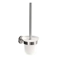 Wiesbaden toiletborstelhouder met borstel RVS 304 - thumbnail