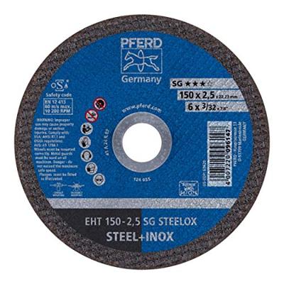 PFERD TOOLS EHT 150-2,5 SG STEELOX 61100150 Doorslijpschijf recht 150 mm 25 stuk(s) RVS, Staal PFERD TOOLS EHT 150-2,5 SG STEELOX 61100150 Doorslijpschijf recht 150 mm 25 stuk(s) RVS, Staal