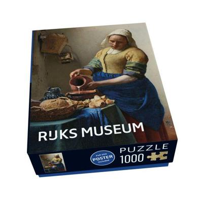 Puzzel (1000 stukjes): Melkmeisje, Vermeer, Rijksmuseum