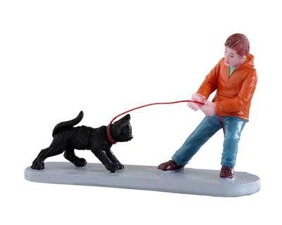 Lemax lets go kitty kerstdorp figuur type 2 2022