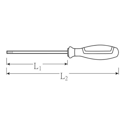 Stahlwille 4650 T 45 TX-SCHRAUBENDREHER MIT DRALL-GRIFF TX-schroevendraaier Grootte T 45 1 stuk(s)