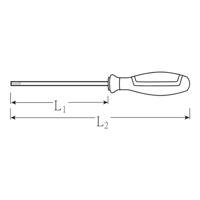 Stahlwille 4656 T 27 TX-SCHRAUBENDREHER MIT BOHRUNG, DRALL-GRIFF TX-schroevendraaier Grootte T 27 1 stuk(s) - thumbnail