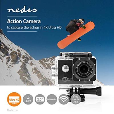 Action Cam | Ultra HD 4K | Wi-Fi | Waterdichte behuizing - thumbnail