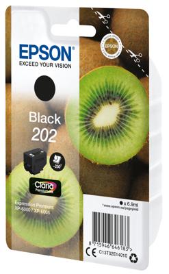 Epson 202 6.9ml 250pagina's Zwart inktcartridge - [C13T02E14020]