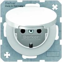 Berker wandcontactdoos klapdeksel R1-R3 wit 47512089 - thumbnail