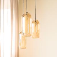 By-Boo Hanglamp 'Shona' Glas, 3-lamps - thumbnail