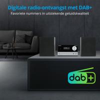 Mini HiFi-systeem - MEDION - DAB/PLL UKW - CD-speler - Bluetooth 5.3 - 2x15W RMS - thumbnail