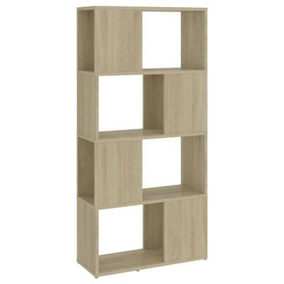 VidaXL Boekenkast/kamerscherm 60x24x124,5 cm bewerkt hout sonoma eiken VidaXL Boekenkast/kamerscherm 60x24x124,5 cm bewerkt hout sonoma eiken
