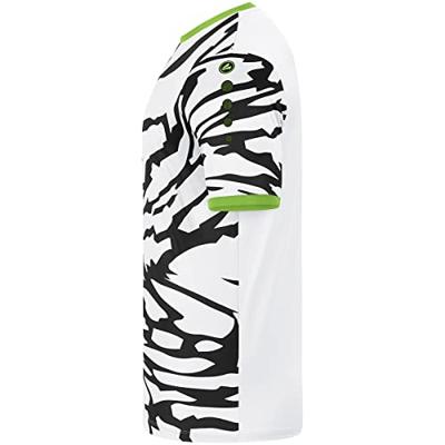 JAKO 4242K Shirt Animal Km Kids - Wit/Zwart/Fluogroen - 116