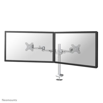 Neomounts FPMA-D935DG Monitor-tafelbeugel 2-voudig 25,4 cm (10) - 68,6 cm (27) Zilver Kantelbaar, Zwenkbaar, Roteerbaar Neomounts FPMA-D935DG Monitor-tafelbeugel 2-voudig 25,4 cm (10) - 68,6 cm (27) Zilver Kantelbaar, Zwenkbaar, Roteerbaar