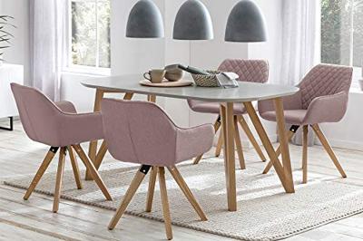 Artistiq Ovale Eettafel 'Ravi' 180 x 90cm, kleur Grijs Artistiq Ovale Eettafel 'Ravi' 180 x 90cm, kleur Grijs