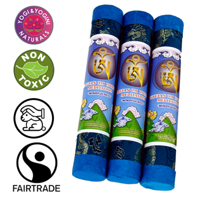 Wierook Tibetaans OM Meditation - 35 (3 stuks) - M Wierook Tibetaans OM Meditation - 35 (3 stuks) - M