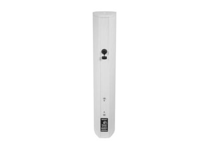 OMNITRONIC ODC-244T outdoor zuilluidspreker wit | weerbestendige geluidskolom in aluminium profielbehuizing (4 x 4), met houder, 130 W RMS