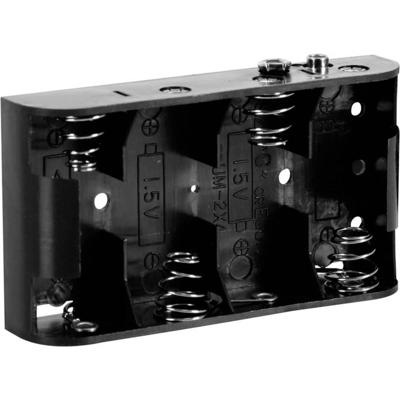 Koppeling met 4 batterijen C (LR14), met drukcontacten