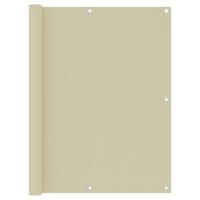 Balkonscherm 120x600 cm oxford stof crme - thumbnail