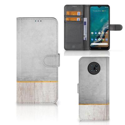 Nokia G50 | Book Style Case | Wood Concrete