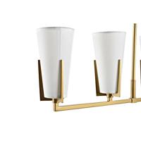 Plafondlamp DKD Home Decor Gouden Wit (67 x 14 x 22 cm) - thumbnail