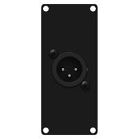 Caymon CASY122/B 1x XLR male naar terminal plaatje 1 space - thumbnail