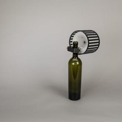 KonstSmide Unieke tafellampBottle zwart oplaadbaar - 7837-752 - thumbnail