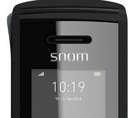 Snom M25 Office DECT mobiele deel (tot 75 uur standby-tijd en 7 uur gesprekstijd, 1, 4-inch TFT met 128 x 128 pixels, 2 x AAA-batterij), Zwart, 00003987 - thumbnail