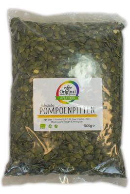 Original Superfoods Biologische Pompoenpitten 1000 Gram Original Superfoods Biologische Pompoenpitten 1000 Gram