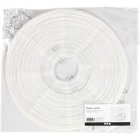Creativ Company Rijstpapier lamp wit druppel, 27cm - thumbnail